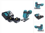 Seghetto Alternativo A Batteria Makita Djv 185 Rf 18 V Brushless + 2X Batteria Ricaricabile 3,0 Ah + Caricabatteria