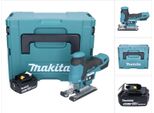 Seghetto Alternativo A Batteria Senza Spazzole Makita Djv 185 G1J 18 V + 1X Batteria Ricaricabile 6,0 Ah + Makpac - Senza Caricabatterie