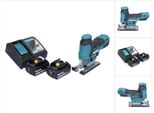 Seghetto Alternativo A Batteria Makita Djv 185 Rg 18 V Brushless + 2X Batteria Ricaricabile 6,0 Ah + Caricabatterie