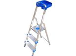Colombo New Scal Atlantica 3 Scaletta Con Gradini Alluminio, Blu