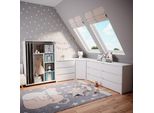 Vicco Doros, 100 X 146.6 Cm Con Box Pieghevole, Bianco