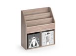 Scaffale Per Bambini Vicco Luigi, 72 X 79 Cm Con 2 Scatole Pieghevoli Opt.2, Sonoma