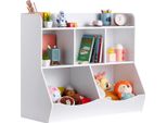 Succebuy Armadio In Legno Per Bambini. Organizzatore A 5 Scomparti Con Libreria. Per La Camera Dei Bambini, La Stanza Dei Giochi. Armadio Portagiochi Bianco Per Bambini. Camera Dei Bambini, Cameretta.