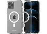 Custodia Magnetica Per Magsafe Spacecase Clear Mag Per Iphone 12 Pro Max Trasparente