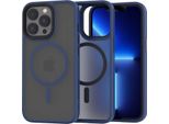 Custodia Magnetica Per Magsafe Spacecase Hybrid Mag Per Iphone 13 Pro Blu