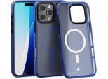 Custodia Magnetica Per Magsafe Spacecase Hybrid Fusion Mag Per Iphone 16 Pro Max Blu