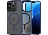Custodia Magnetica Per Magsafe Spacecase Hybrid Mag Per Iphone 16 Pro Blu
