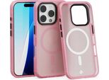 Custodia Magnetica Per Magsafe Spacecase Hybrid Fusion Mag Per Iphone 16 Pro Rosa