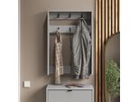 Vicco Appendiabiti Da Parete Eliza, 60 X 85 Cm, Grigio