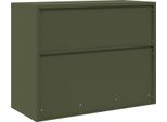 Syfax™ Armadio Verde Oliva 90 X 40 X 70 Cm Acciaio