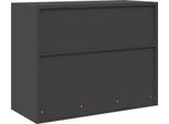 Syfax™ Armadio Nero 90 X 40 X 70 Cm Acciaio