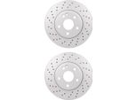 2X Disco Freno Hella 8DD 355 129-681 Adatto A MERCEDES-BENZ Classe A (W176)