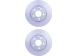 2X Hella 8DD 355 127-761 Disco Freno Asse Anteriore