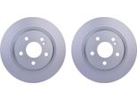 2X Hella 8DD 355 127-481 Disco Freno Asse Posteriore