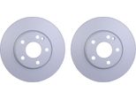 2X Hella 8DD 355 119-601 Disco Freno, Asse Anteriore