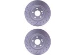 2X Hella 8DD 355 120-351 Disco Freno, Asse Anteriore