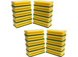 80 Pezzi Xxl Spugna Abrasiva 153X69X42Mm Pulizia Pentola Spugna Cucina Spugna Giallo