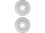 2X Hella 8DD 355 132-321 Disco Freno Asse Posteriore