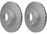 2X Hella 8DD 355 131-841 Disco Freno Asse Posteriore
