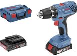 Bosch 06019H100A Bosch Gsr 18V-21 Professional Akku-Bohrschrauber-Set 18,0 V, Mit 2 Akkus