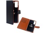 Celly Wally Custodia Per Cellulare 17 Cm (6.7") Custodia A Libro Nero, Marrone"