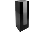 Vivanno Podio In Fibra Di Vetro Podio Colonna, Nero Lucido - 30X30X80 Cm