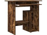Scrivania In Rovere Fumé 80X45X74 Cm Materiale In Legno
