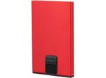 Samsonite Portacarte Alu Fit 201 - Slide-Up Case Red Rosso
