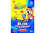 Blocco Da Disegno A Colori A4 Con 15 Fogli, 80G/M2