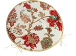 Cuscino Di Seduta Ema Rotondo Liscio - Diametro 40 Cm - Rosso