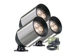 Ludeco - Fenor - Strahler - 3Er-Set - 12 V - 150 Lm - 1,5 W - Warmweiß