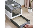 Lettiera Xxl Con Ciotola Estraibile Lettiera Con Coperchio Filtro Ai Carboni Attivi Lettiera Inodore