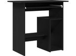 Vidaxl Scrivania Look Rovere Nero 80X45X74 Cm Materiale A Base Di Legno