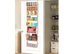 Organizzatore Per Dispensa A Parete - Portaspezie A 8 Livelli In Bianco Per La Cucina