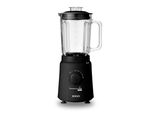 Frullatore Sogo Con Caraffa In Vetro Da 1,5 Litri, Lama In Titanio, 2 Velocità Con Funzione Pulse, Tritaghiaccio, Frullatore Per Smoothie, 1000W, Nero