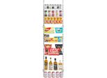 Succebuy Organizzatore Da Parete Per Dispensa A 8 Livelli Per Portaspezie, Bianco