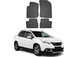 2013-2019 Peugeot 2008 Tappetini Tpe Nero 4 Pz