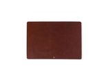 Dutchdeluxes - Pelle Pieno Fiore - Cuoio - Tovagliette - Protezione Durevole - Lusso - Marrone Cognac