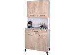 Mobile Buffet Maleficent A 4 Ante E 1 Cassetto - Decoro Rovere