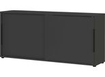 Credenza Con Ante Scorrevoli Tomori | 160 X 40 X 74 Cm | Antracite