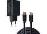 Caricabatterie E Cavo Power Delivery Usb Type-C Da 20W, Adatto A Teufel Boomster 4, Boomster Go, Rockster Go 2