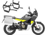Set Valigia In Alluminio + Portavaligie Adatto Per Husqvarna Norden 901 21-25 Al