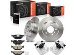 Frankberg 2X Pinza Freno+2X Dischi Freno+4X Pastiglie Freno Posteriori Per Bmw Serie 5 E39 2.0L 2.2L 2.5L 1995-2003