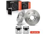 Frankberg 2X Pinza Freno+2X Dischi Freno Posteriori Per Bmw Serie 5 E39 2.0L 2.5L 1996-2003