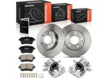 Frankberg 2X Pinza Freno+2X Dischi Freno+4X Pastiglie Freno Anteriori Per Mercedes-Benz Classe A