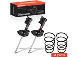 Frankberg 2X Molla Sospensione+2X Ammortizzatore Pressione Gas Anteriore Per Mercedes-Benz Classe A W168 1997-2004