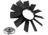 Frankberg 1X Ventola Radiatore+1X Giunto Viscoso Per Bmw E34 E36 E38 E39 E46