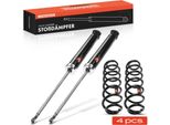 Frankberg 2X Molla Sospensione+2X Ammortizzatore Pressione Gas Posteriore Per Vw Golf V 1K5 Vi AJ5 Plus 521