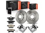 Frankberg 2X Pinza Freno+2X Dischi Freno+4X Pastiglie Freno Anteriori Per Opel Astra G Cabriolet Coupe Zafira A Mpv T98