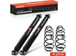 Frankberg 2X Molla Sospensione+2X Ammortizzatore Gas Pressione Posteriore Sinistra Destra Per CitroëN C3 Ii Sc 2009-2016